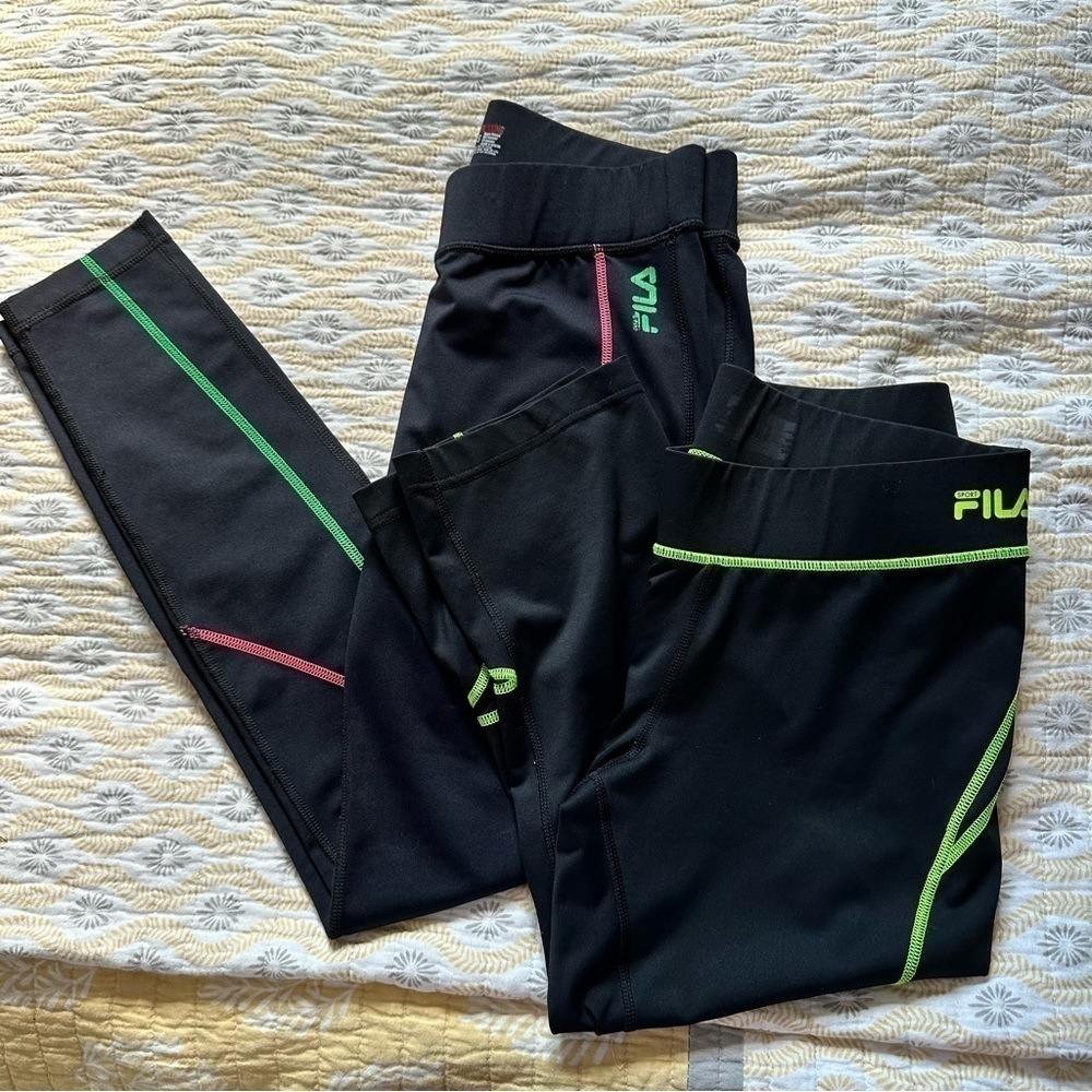 Fila Leggings Bundle Size Small